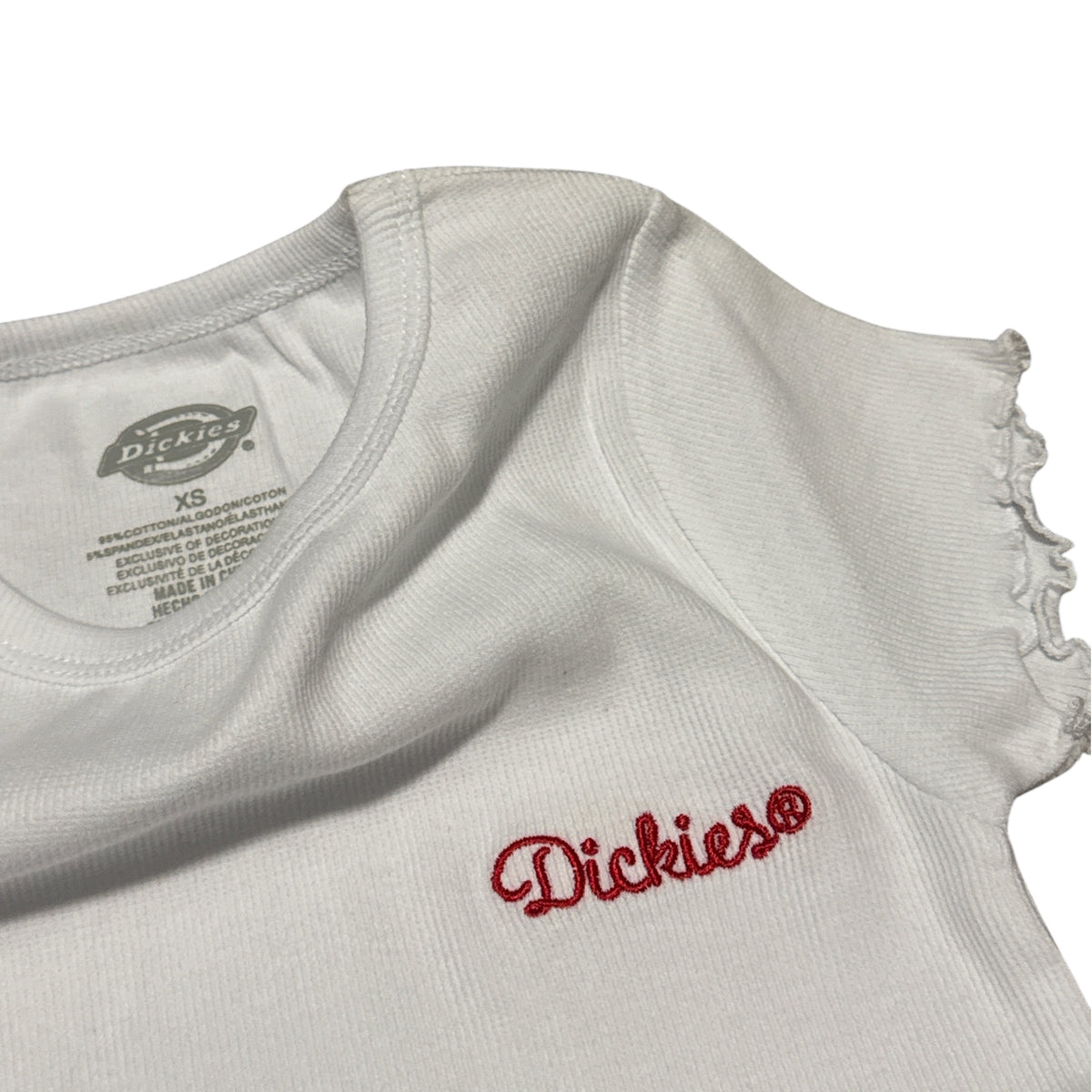 3-6Y Ribbed Dickies Top