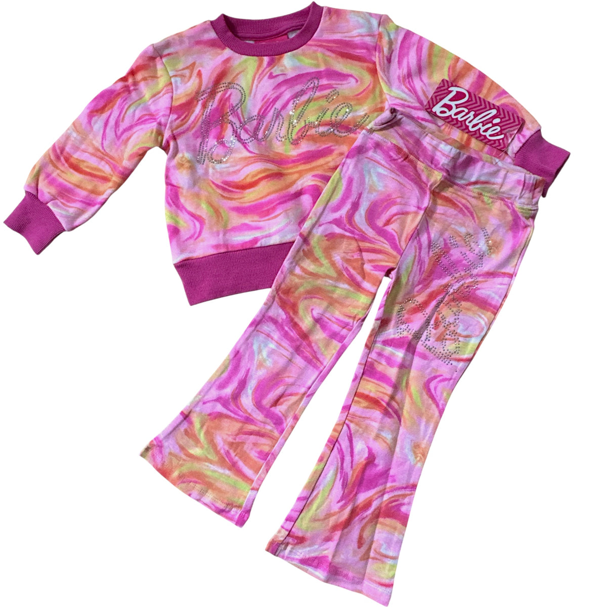 2-4Y Barbie Bellbottom Set