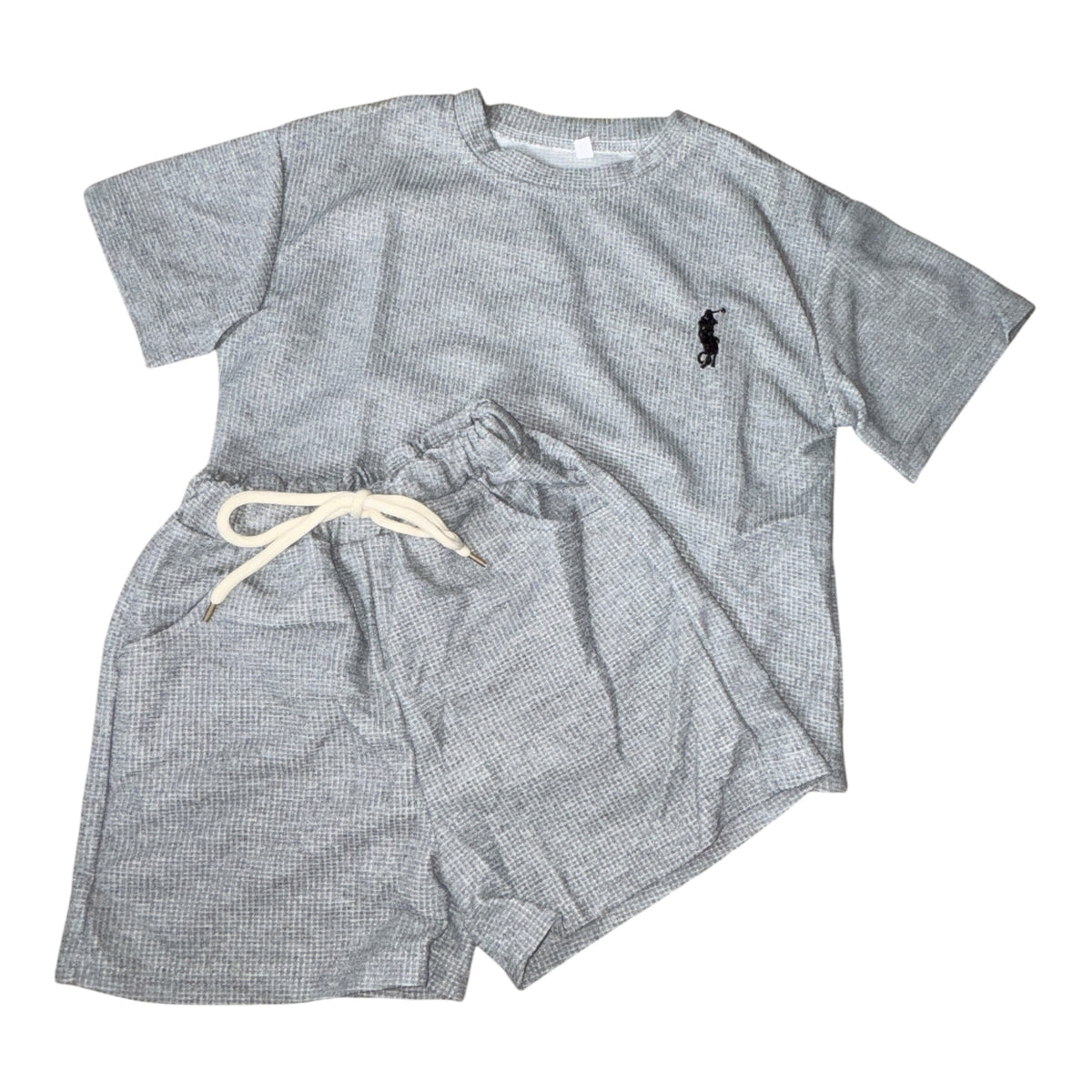 1-5Y Soft Waffle Oversized Set