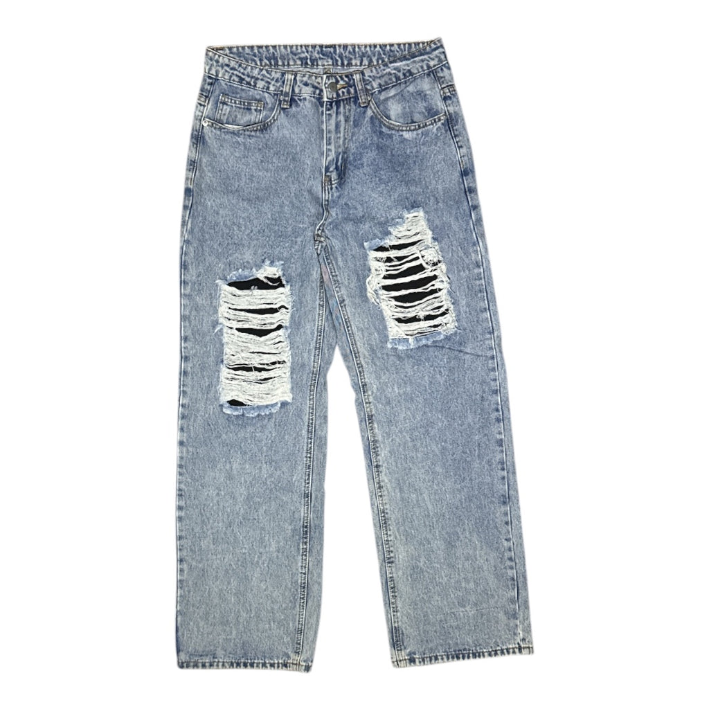 W42 Halal Ripped Straightcut Jeans [CC-G-B9]