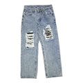 W42 Halal Ripped Straightcut Jeans [CC-G-B9]