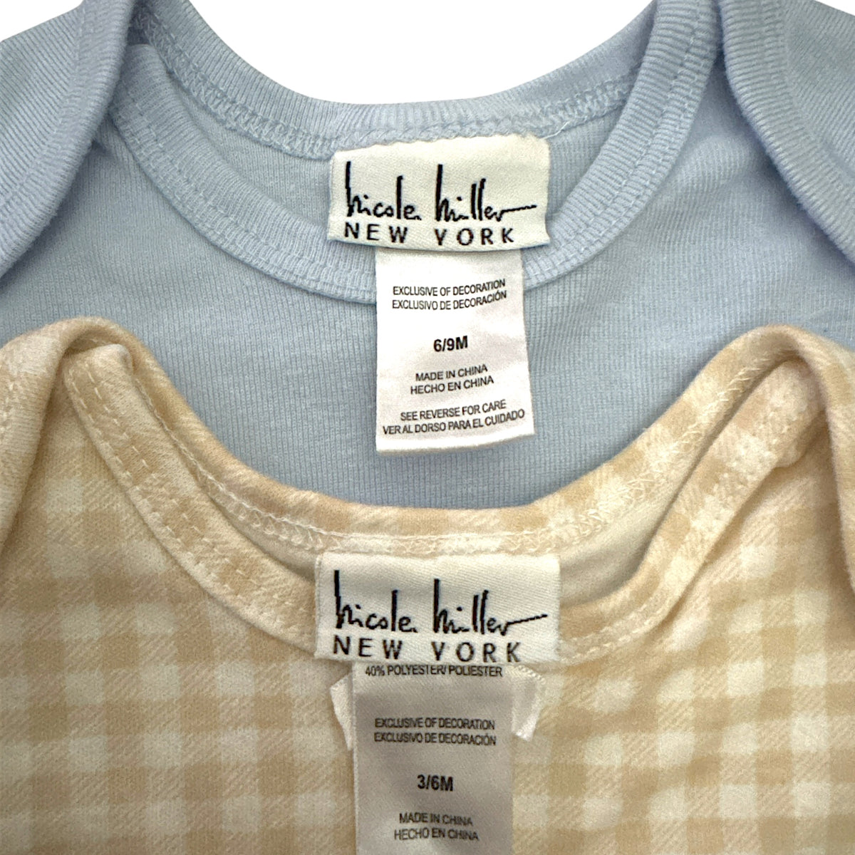 3-6m Nicole Miller Rompers - Preloved