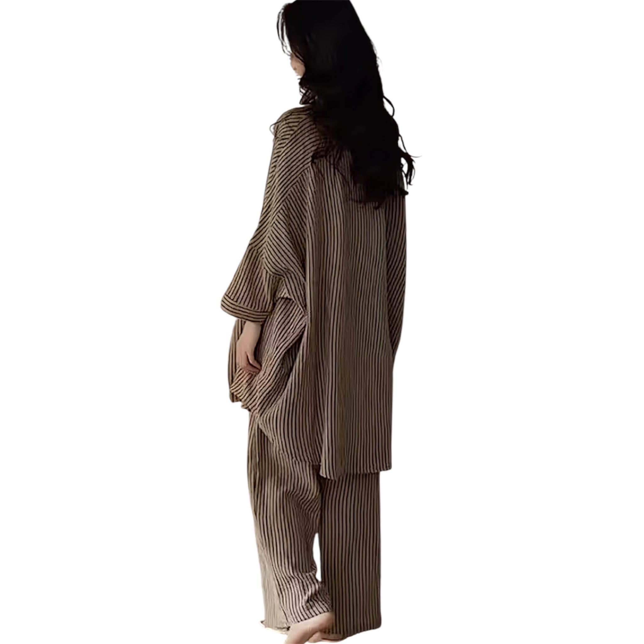 Oversized Button-down Lazy Set [A-W-S3]