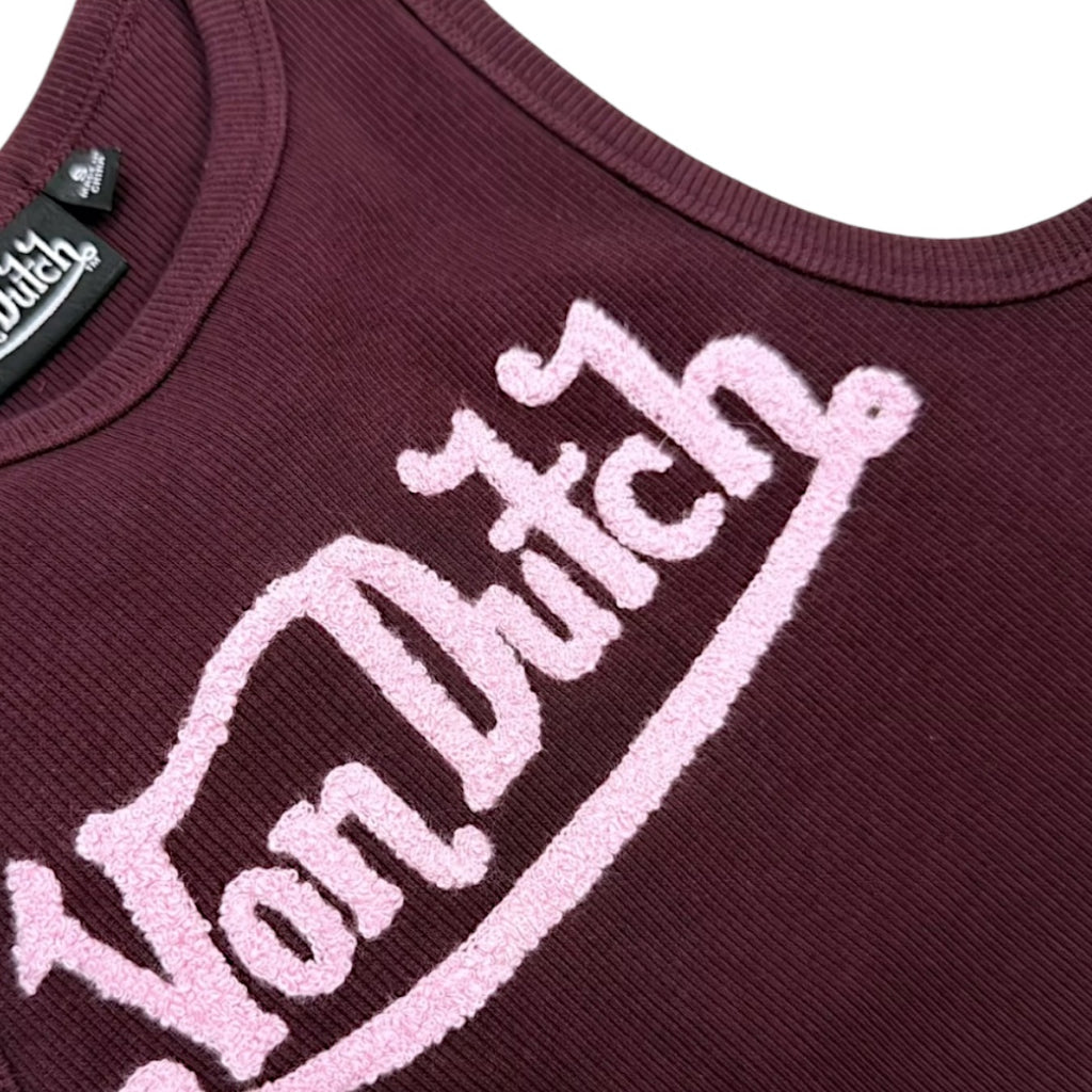 SML Von Dutch Ribbed Tank Top [A-W-T2.1]