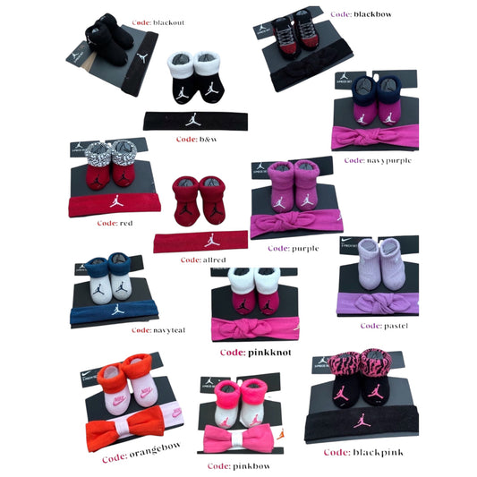 0-12m Jordan Booties Set [JN-BS2-BS14]