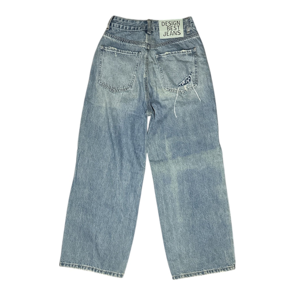 W32 Distressed Baggy Jeans [CC-G-B2]