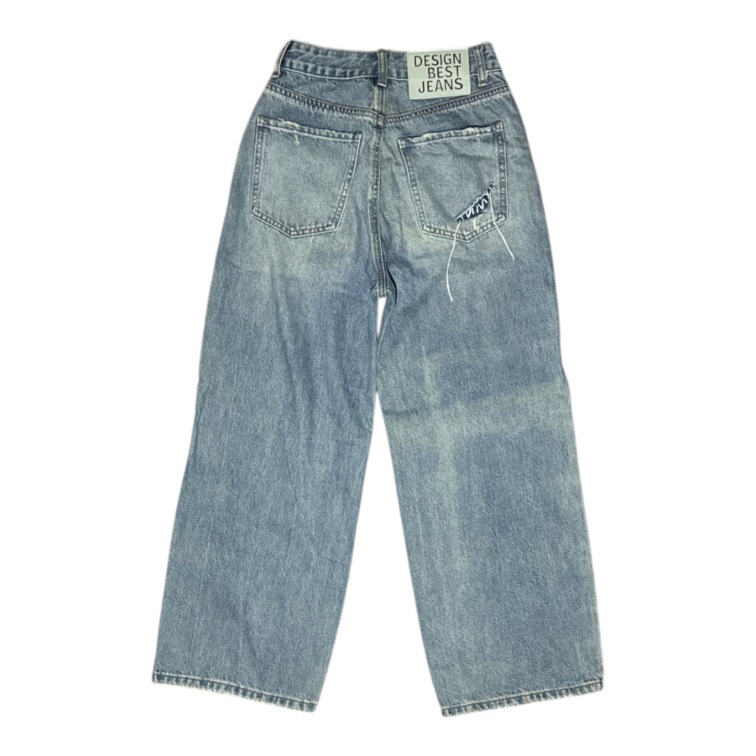 W32 Distressed Baggy Jeans [CC-G-B2]