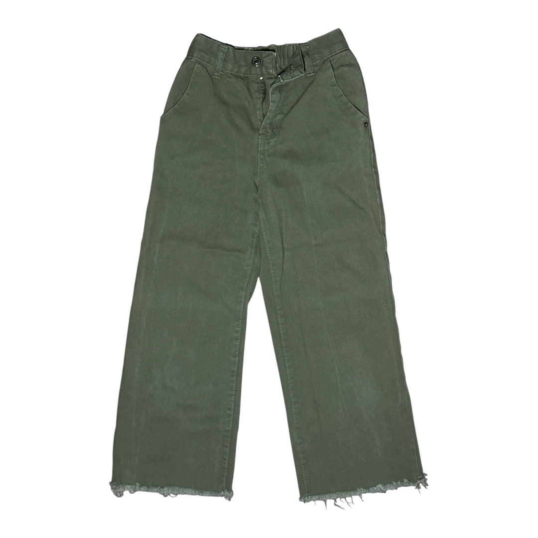 W29 Army Cropped Frills Jeans [CC-G-B4]