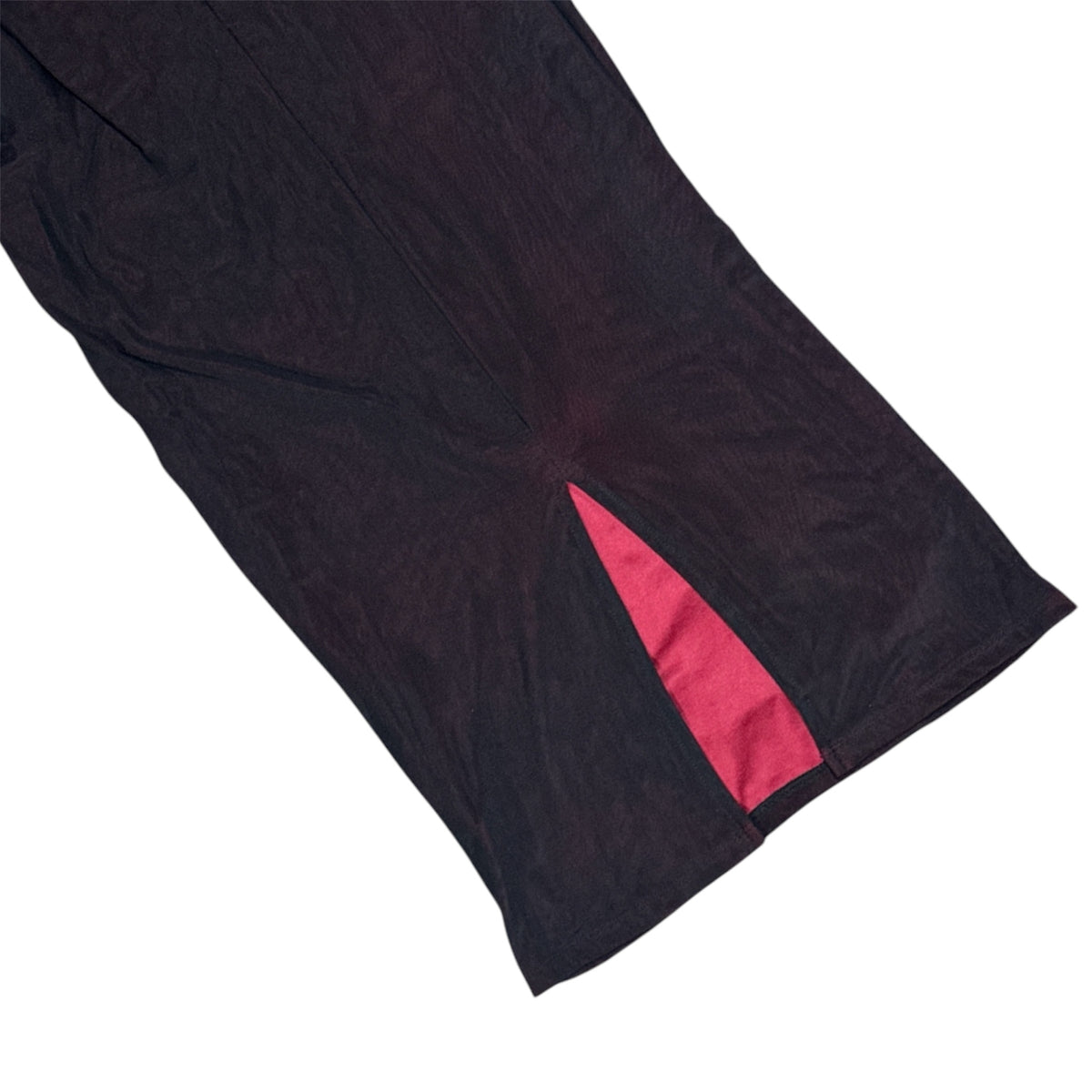 Attached Red Velvet Lining Bodycon Maxi Dress [CC-L-D5]